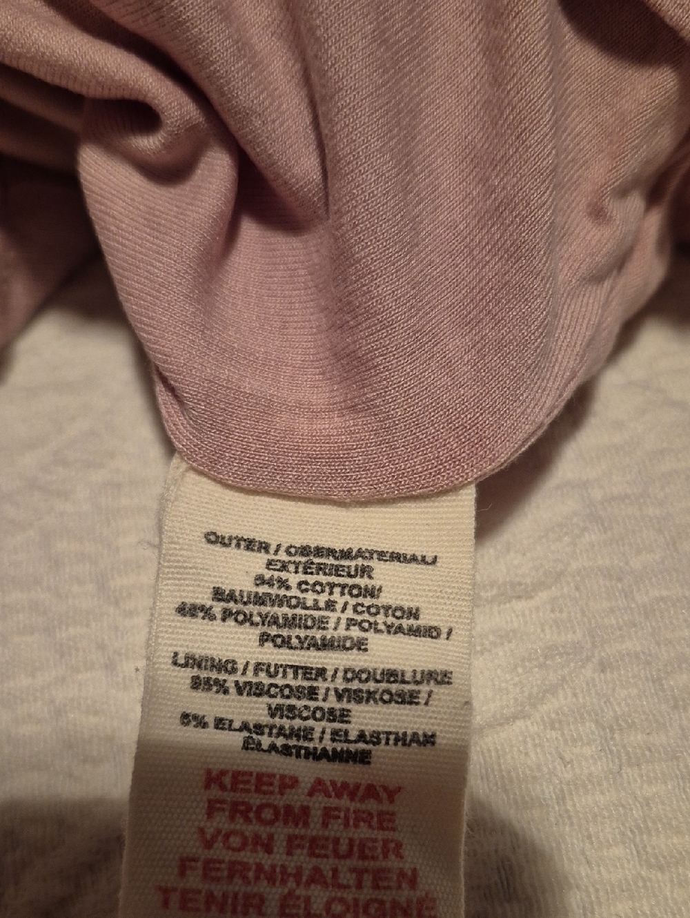 Mini Boden girls 7-8 years pink lacy fabric jersey lined, sequin bow VGUC - Picture 8 of 8